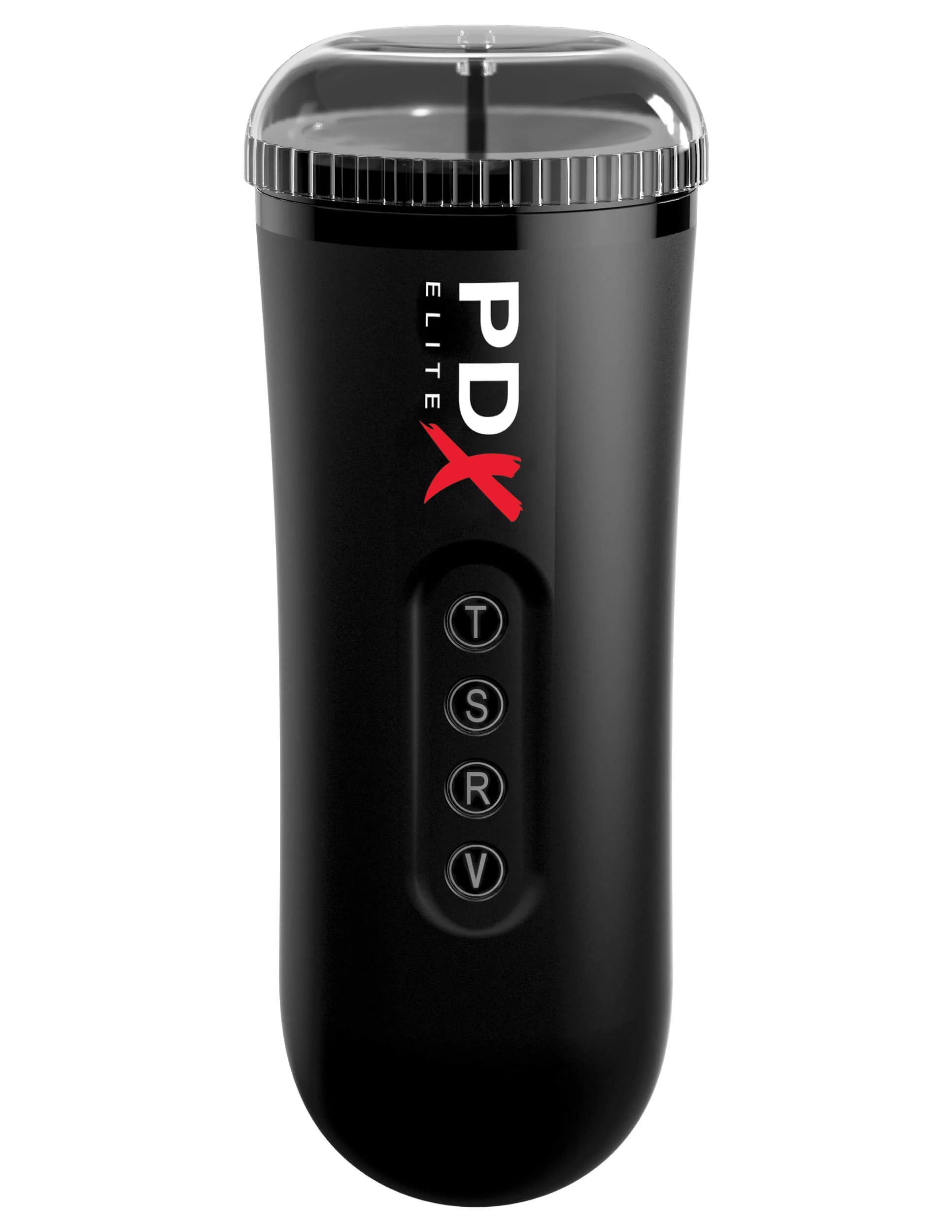 Close-up on the four buttons on the front of the PDX Elite Moto Blower. The lid is on the stroker too | Kinkly