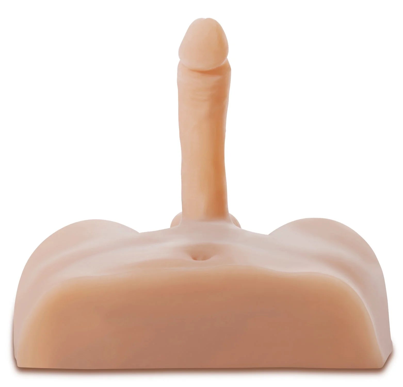 Looking down at the dildo from the abdomen of the stroker's torso. It has visible abs. | Kinkly Shop