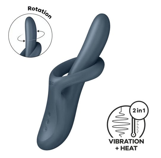 Satisfyer Heat Flex 4 in Gray | Kinkly Shop
