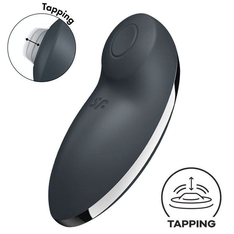 Satisfyer Tap and Climax 2 in Gray | Kinkly Shop