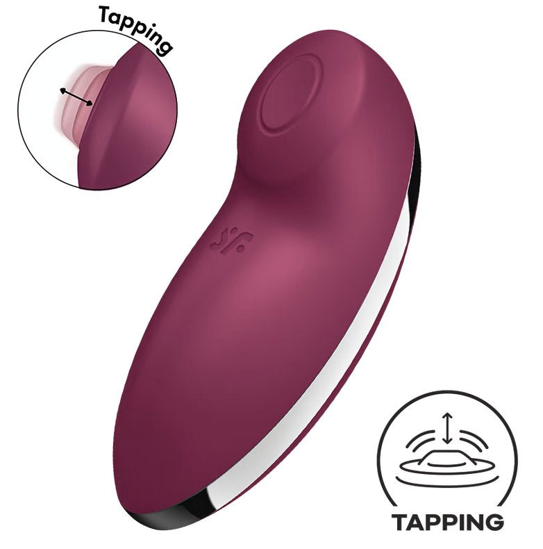 Satisfyer Tap and Climax 2 in Red | Kinkly Shop