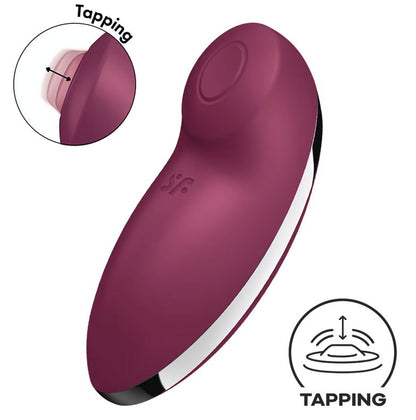Satisfyer Tap and Climax 2 in Red | Kinkly Shop