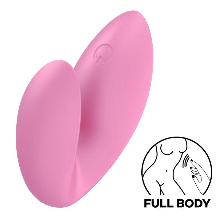 The Satisfyer Love Riot in front of a plain white background. An icon illustration in the corner states "Full body". | Kinkly Shop