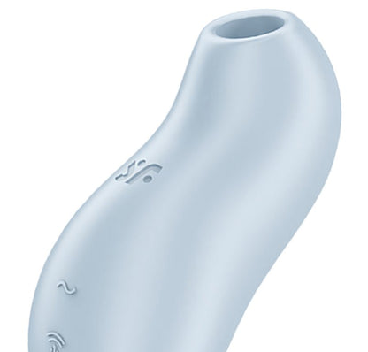 Close-up of the air suction hole at the tip of the Satisfyer Pocket Pro 1. | Kinkly Shop