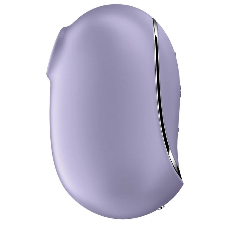 Side view of the Satisfyer Pro To Go 2. It looks like an oval, and it looks relatively small. | Kinkly Shop