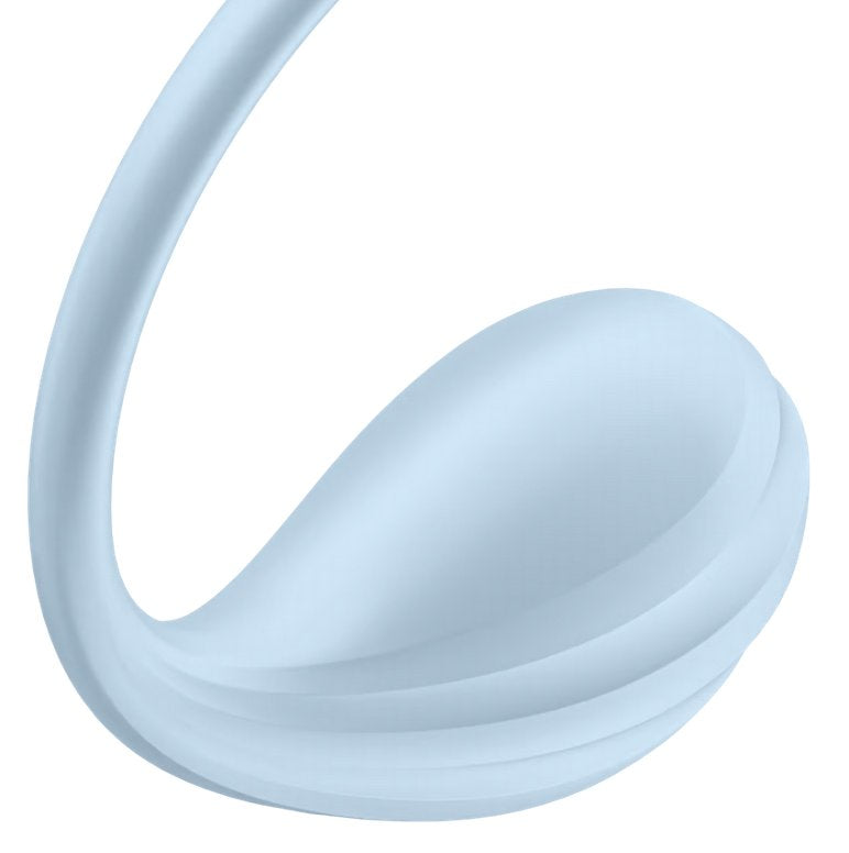 Close-up of the insertable portion of the Satisfyer Smooth Petal | Kinkly Shop