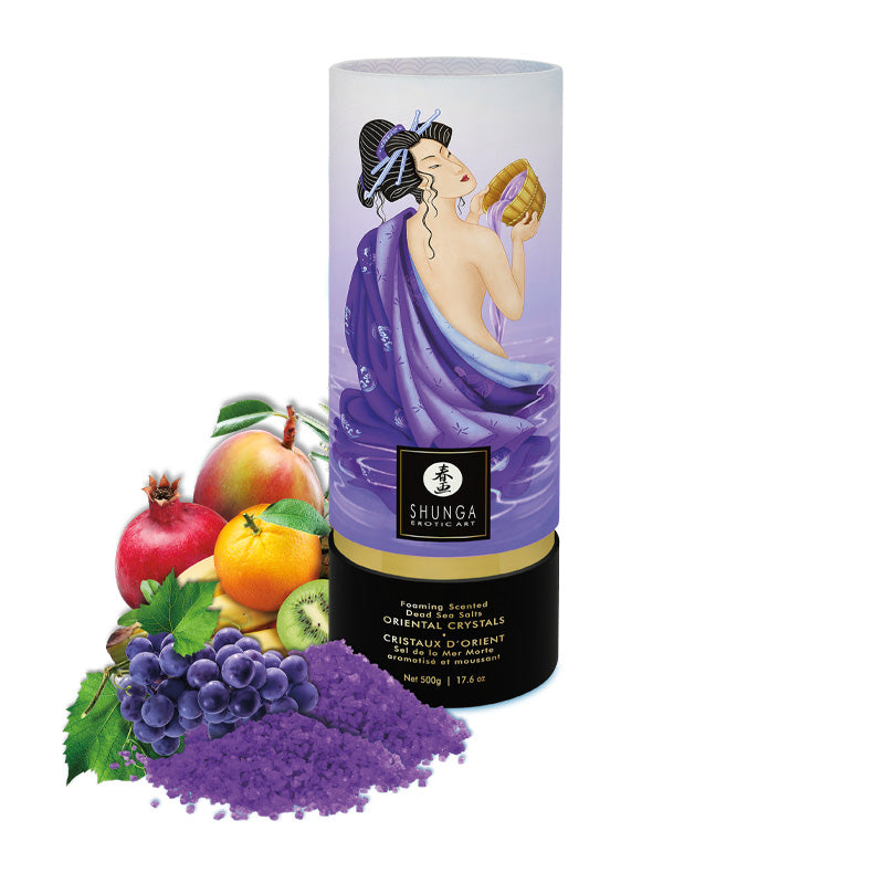 The Shunga Crystals Bath Salts in Exotic Fruits | Kinkly Shop