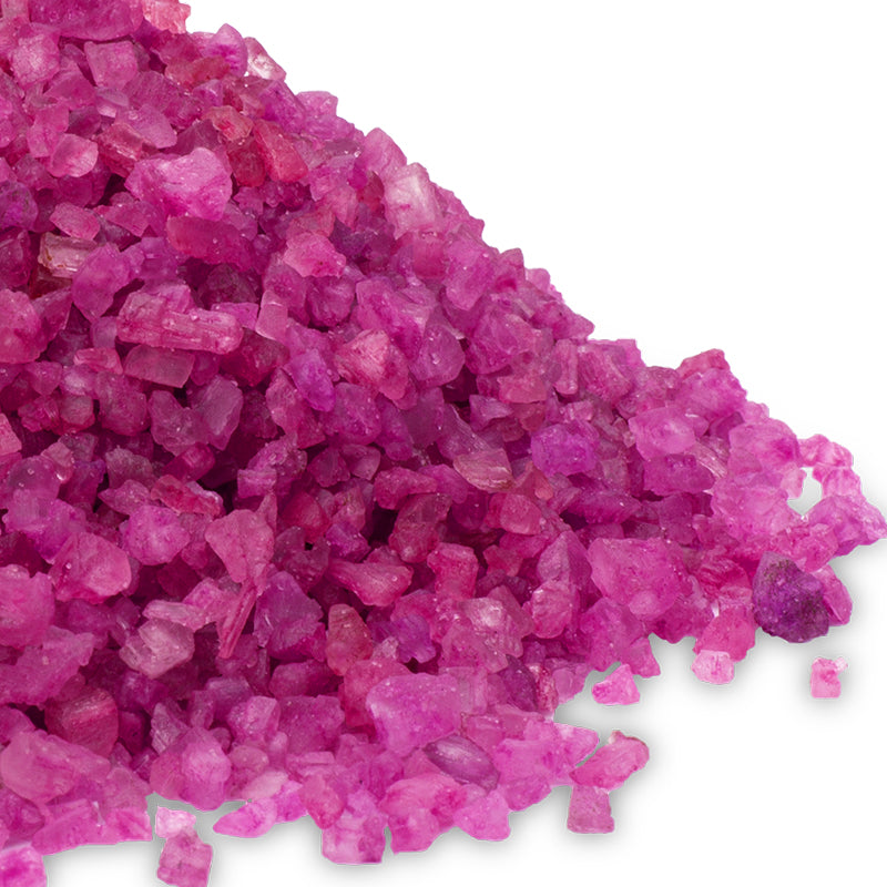 Close-up on the texture of the Shunga Moonlight Bath Sea Salt Crystals | Kinkly Shop