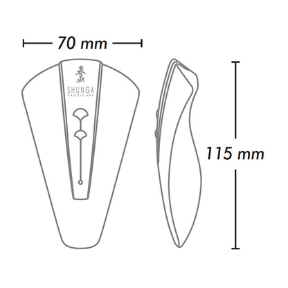 The Shunga Obi with measurements shown next to it. | Kinkly Shop