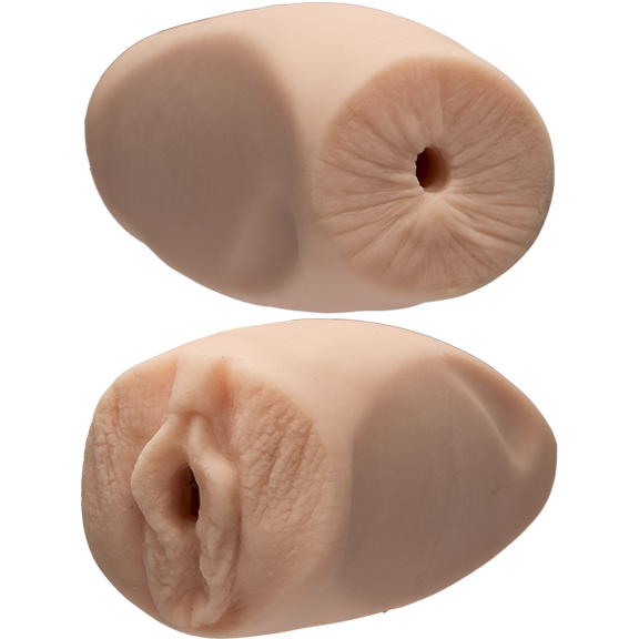 The two sides of the same, Signature Strokers Kittens & Cougars: Pussy & Ass stroker. The tunnel inside the stroker is the same. The entrances on each end just look different. | Kinkly Shop