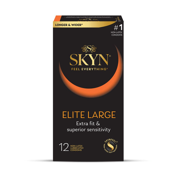 SKYN Non-Latex Condoms - Elite Large in a 12 pack | Kinkly Shop