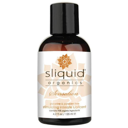 The Sliquid Organics Sensations in 4.2oz bottle | Kinkly Shop