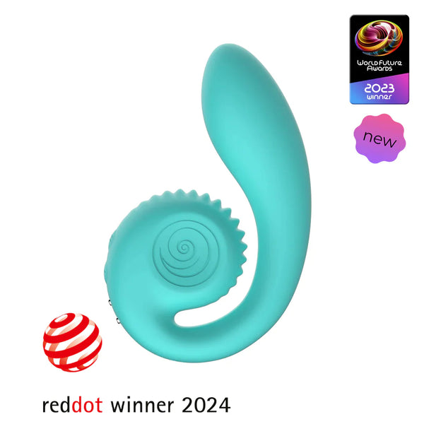 Snail Vibe Gizi Dual Motor G-Spot & Clitoral Vibrator Kinkly Shop Snail Vibe Gizi Dual Motor G-Spot & Clitoral Vibrator Kinkly Shop