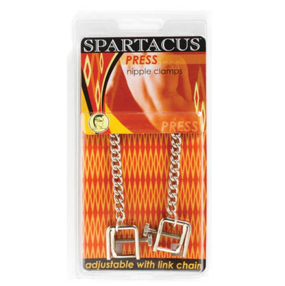 Packaging for the Spartacus Press Nipple Clamps | Kinkly Shop