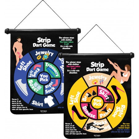 The Strip Darts game, showcasing both sides of the dart game. | Kinkly Shop