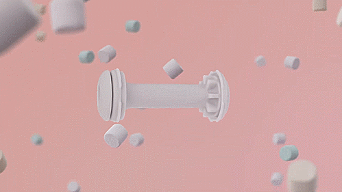 GIF showcasing the multiple layers that make up the Tenga Puffy | Kinkly Shop