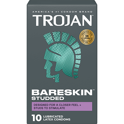 Trojan Bareskin Studded