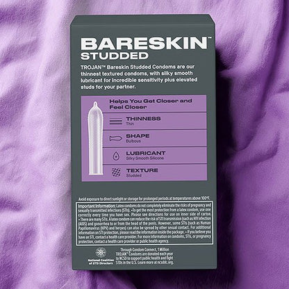 Trojan Bareskin Studded