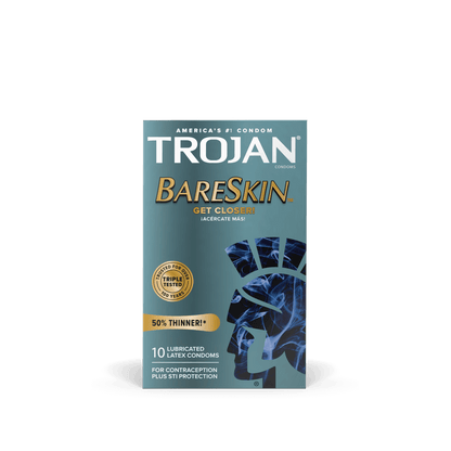10 Pack of the Trojan Bareskin packaging | Kinkly