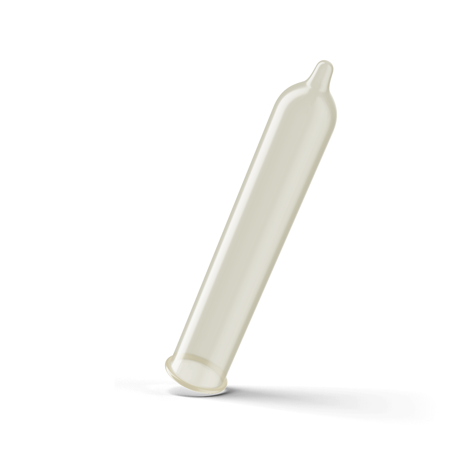 The Trojan ENZ shown unrolled, showcasing the straight, simple design with reservoir tip of the condom | Kinkly