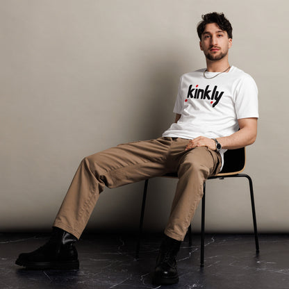 T-shirt unisexe Kinkly blanc