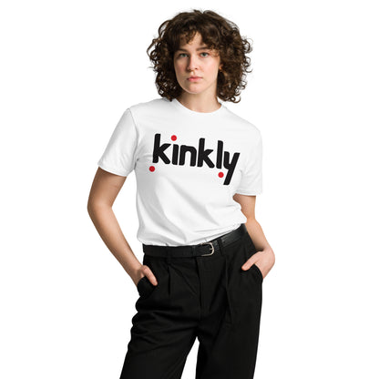 T-shirt unisexe Kinkly blanc