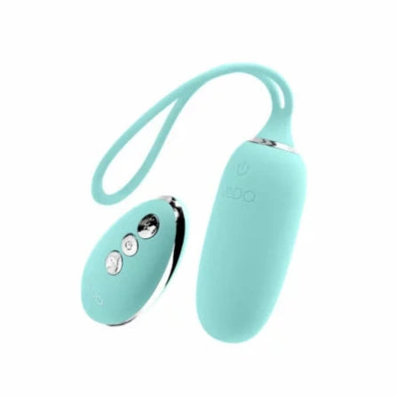 The VeDO Kiwi shown with the remote in turquoise. | Kinkly Shop