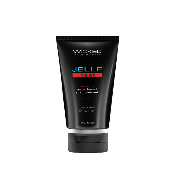 The bottle of Wicked Jelle Warming - 4 oz lube | Kinkly Shop