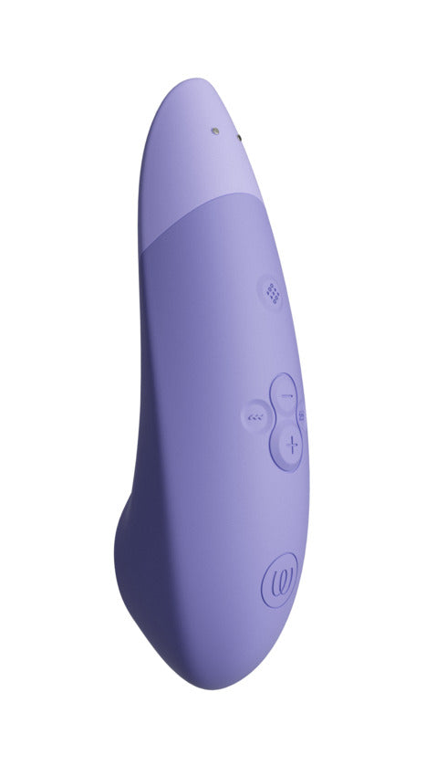 A button view of the Womanizer Enhance. The toy has five different buttons, making it easy to control all of the different functions in dependent of one another. | Kinkly Shop