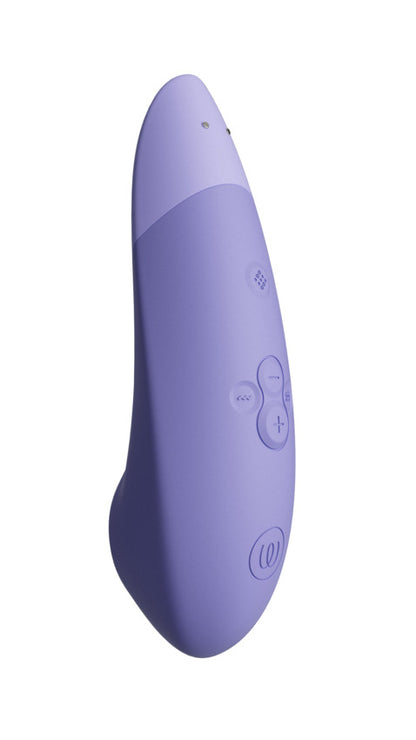 A button view of the Womanizer Enhance. The toy has five different buttons, making it easy to control all of the different functions in dependent of one another. | Kinkly Shop
