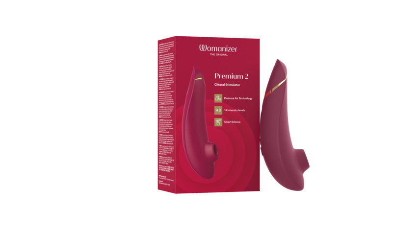 Womanizer Premium 2 packaging | Kinkly Shop