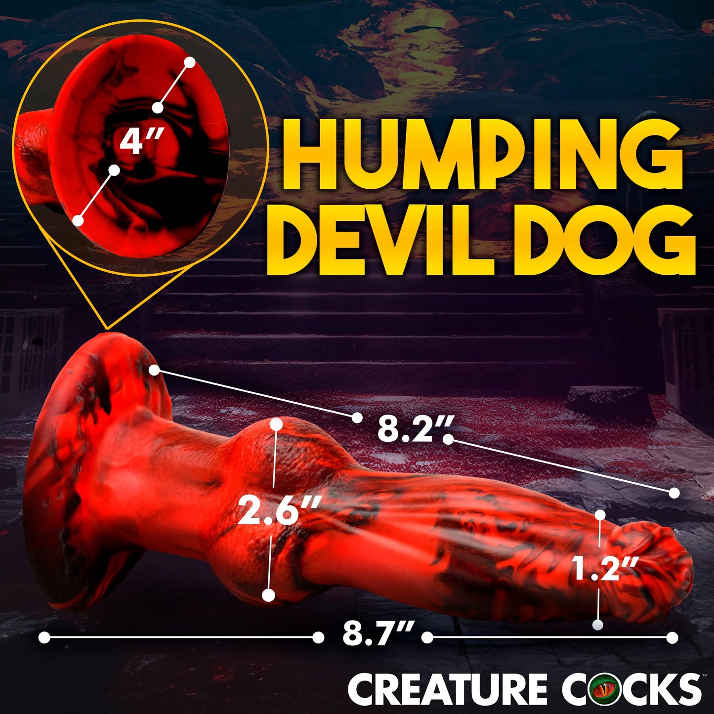 Creature Cocks Hell-Wolf Remote-Control Thruster