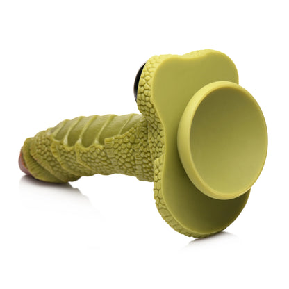 Close-up of the strong suction cup base on the bottom of the Creature Cocks Swamp Monster | Kinkly Shop
