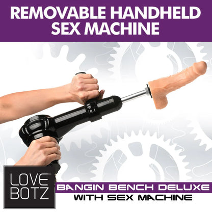 Banco de lujo Bangin' con máquina sexual