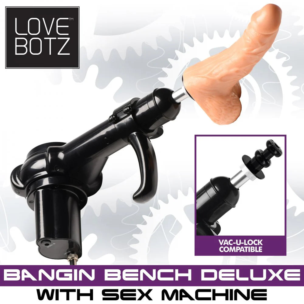 Banco de lujo Bangin' con máquina sexual