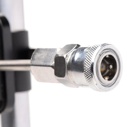 Close-up on the pin-style, dildo attachment port for the Deluxe Pro-Bang with Remote Control | Kinkly Shop