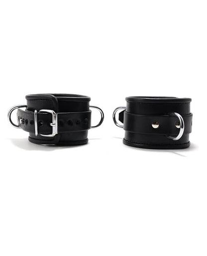 665 Padded Locking Wrist Restraints in Black | Kinkly Shop