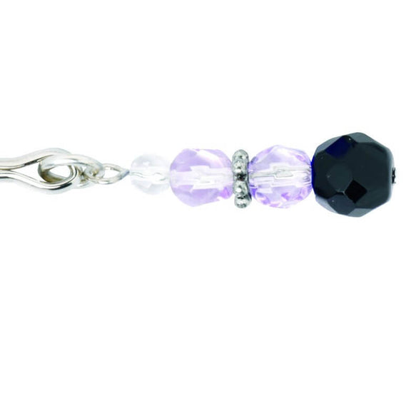 A close-up of the beads that are attached to the bottom of the Spartacus Beaded Clit Clamp | Kinkly Shop
