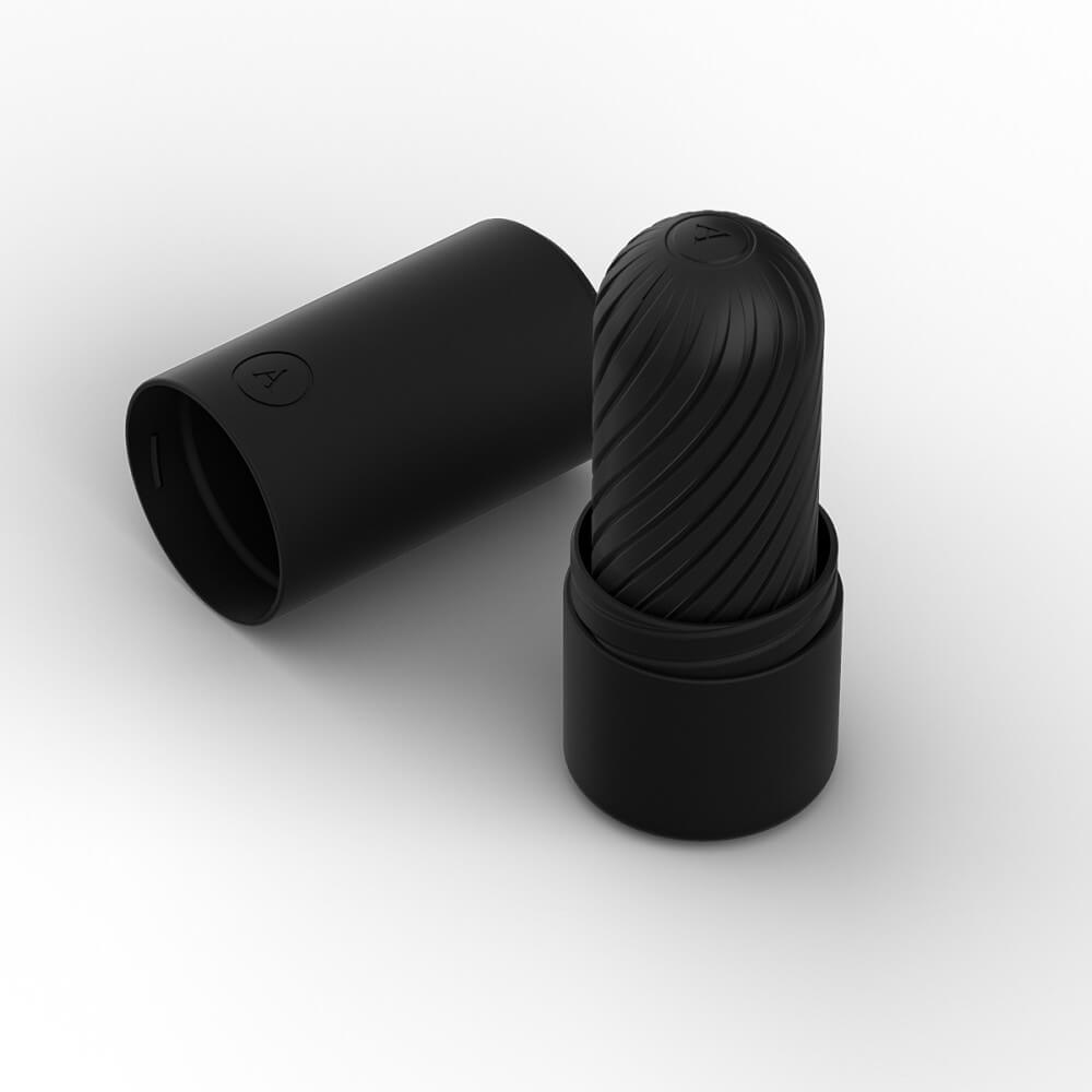 The Arcwave Ghost sits in its case. This is the Black coloration. | Kinkly Shop