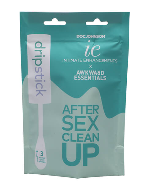 The packaging for the 3 pack of the Awkward Essentials Dripsticks | Kinkly Shop