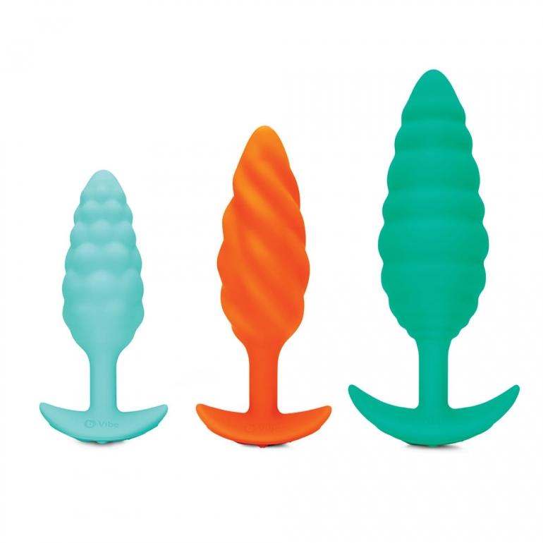 b-Vibe Textured Plugs - Kinkly Shop