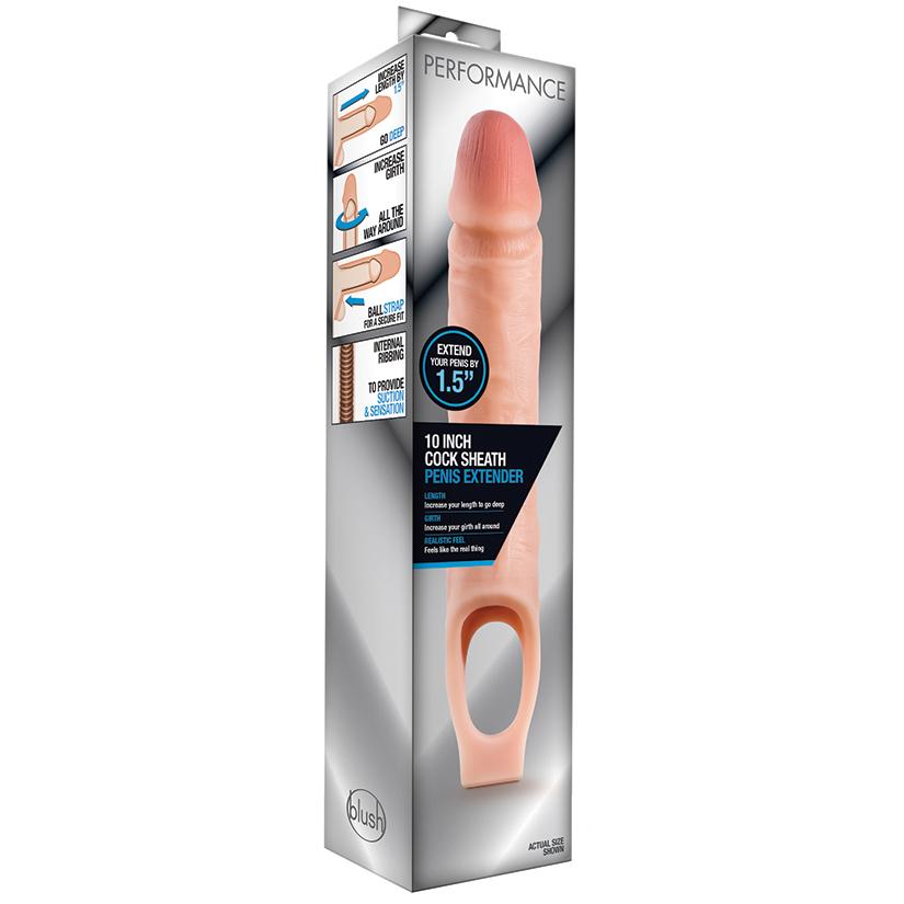 Blush Performance Sheath 10" Penis Extender - Kinkly Shop