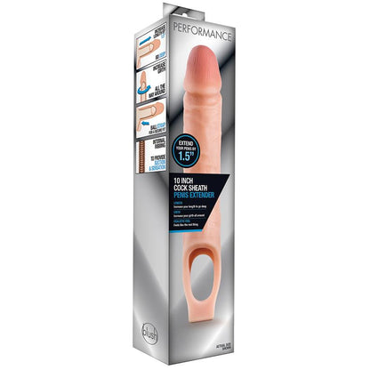 Blush Performance Sheath 10" Penis Extender - Kinkly Shop