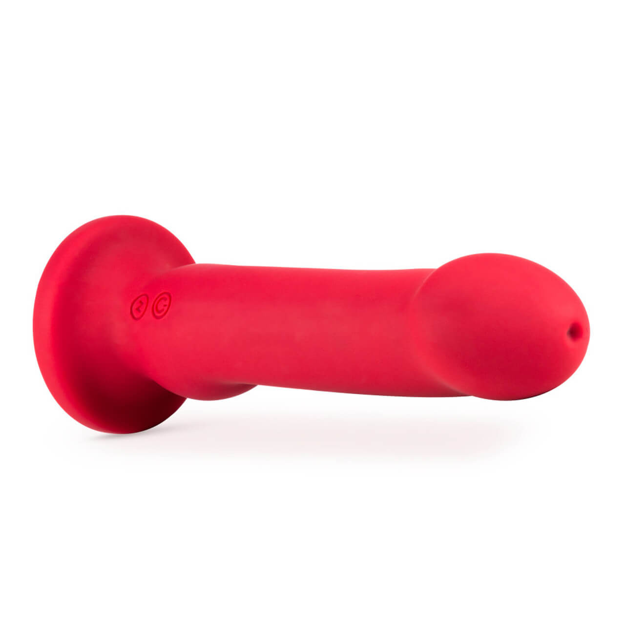 The Blush Impressions Las Vegas is pressed up against a wall to showcase how the suction cup base works. | Kinkly Shop