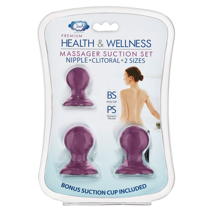 Packaging of the Cloud 9 Nipple Sucker and Clit Sucker Set | Kinkly Shop