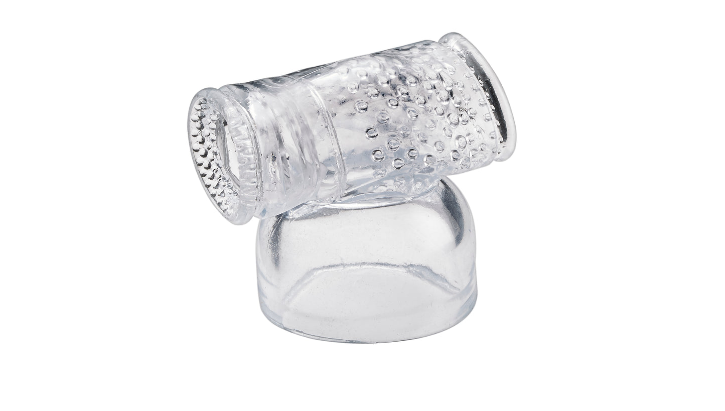 This attachment slides on top of the wand massager to use the wand massager for penis with the Cloud 9 Wand Kit | Kinkly Shop
