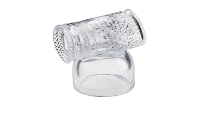 This attachment slides on top of the wand massager to use the wand massager for penis with the Cloud 9 Wand Kit | Kinkly Shop