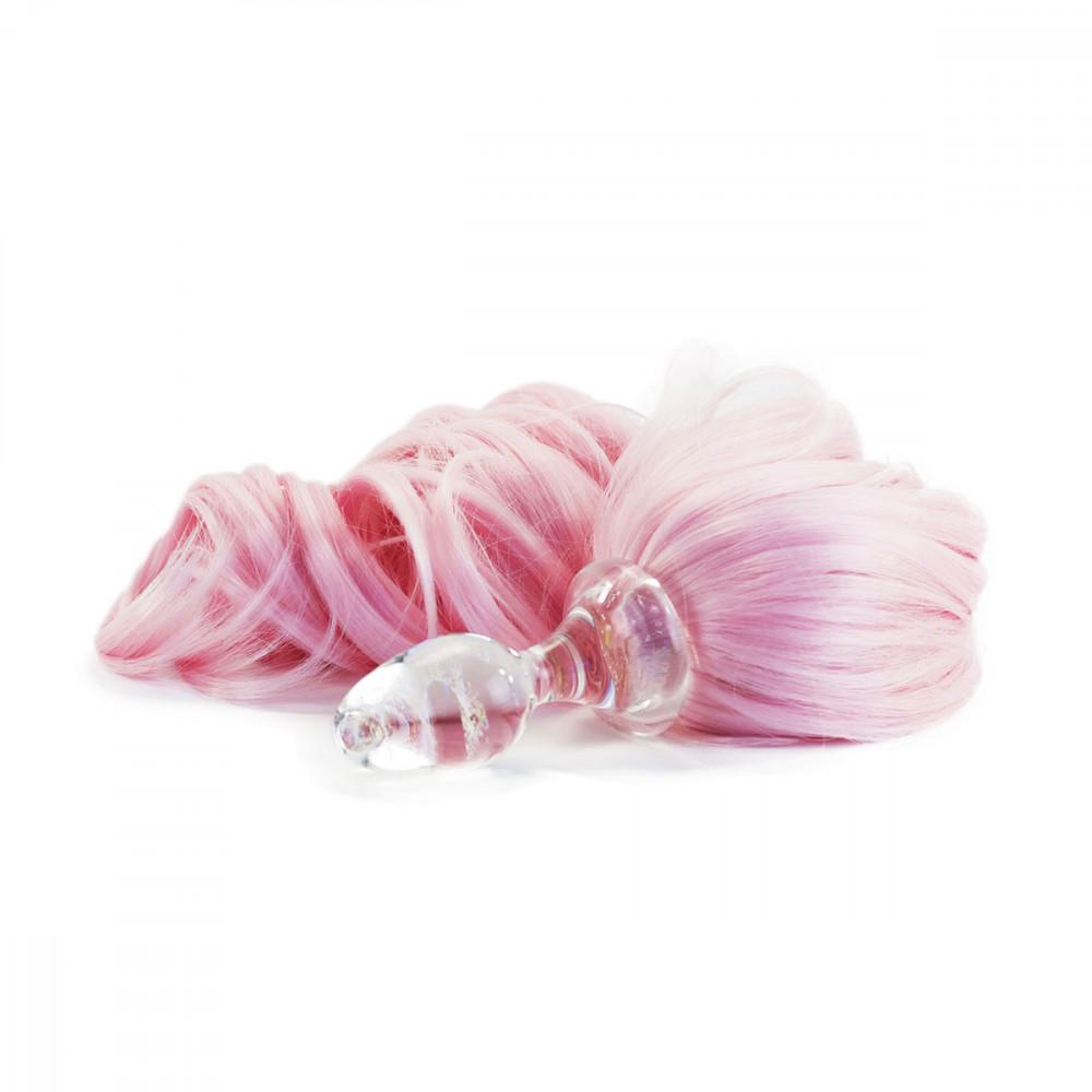 Crystal Delights Pony Tail Plug Playful Glass Plug with Tail Kinkly Shop Crystal Delights Pony Tail Plug Playful Glass Plug with Tail Kinkly Shop