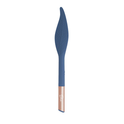 Deia Feather vibrator up against a white background | Kinkly Shop