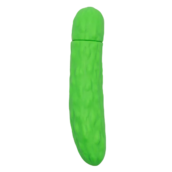 The Emojibator Pickle in front of a transparent background | Kinkly Shop